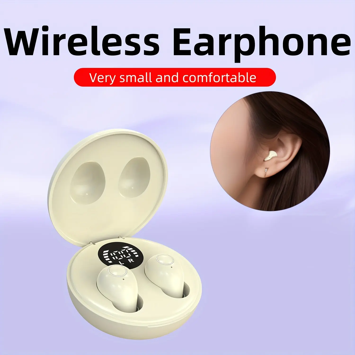 Mini Stealth Wireless Earphones with Audio - Ultra-Long Standby, High-Definition HIFI Sound, Built-In Microphone for High-Definition Calling, Sports-Ready, Unisex Gift Option