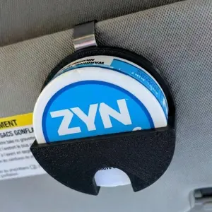 3D Printed Zyn Hanging Storage Box, Quick Release Portable Car Interior Organizer, Suitable for Cars Trucks Suvs, Ca Prop 65 Compliant