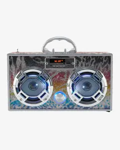 Animal Print Bling Wireless Boombox designed to turn heads!