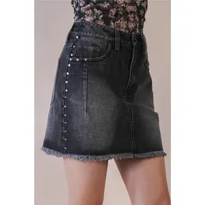 Rock and Roll Studded Mini Skirt
