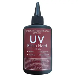 Transparent UV Resin for Jewelry Making, Low Viscosity Fast-Curing UV Epoxy Resin, Odorless Upgraded Solar Activated Casting Resin