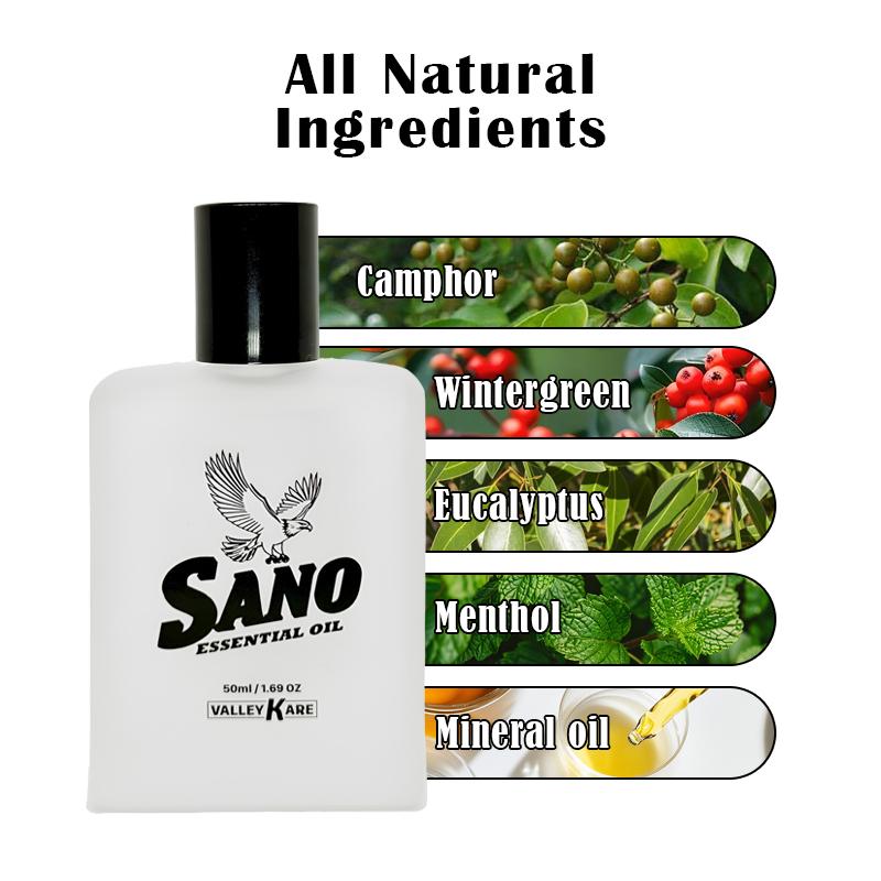 Live Only-SANO Gentle Waring Joint Comfort Massage Oil - Daily Mobility Support & Routine Care | 50ml + 5ml Pocket Mini