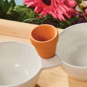 Nora Fleming Mini Can You Dig It Clay Pot