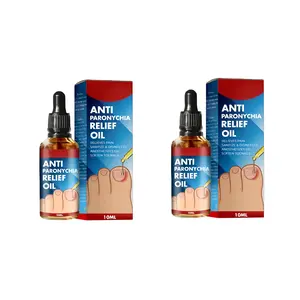 2 Anti Paronychia Relief Oil Pain Treatment Reduce Ingrown Toenails Drops Corrector Repair Liquid Anti-fungal Disinfects Soften Care Paronychia Treatment Pain Relief Nail Serum Recover Oil 10ml