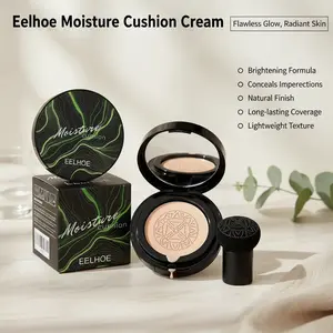 EELHOE Moisture Cushion, Hides Facial Blemishes And Brighens Natural Nude Foundation Cream