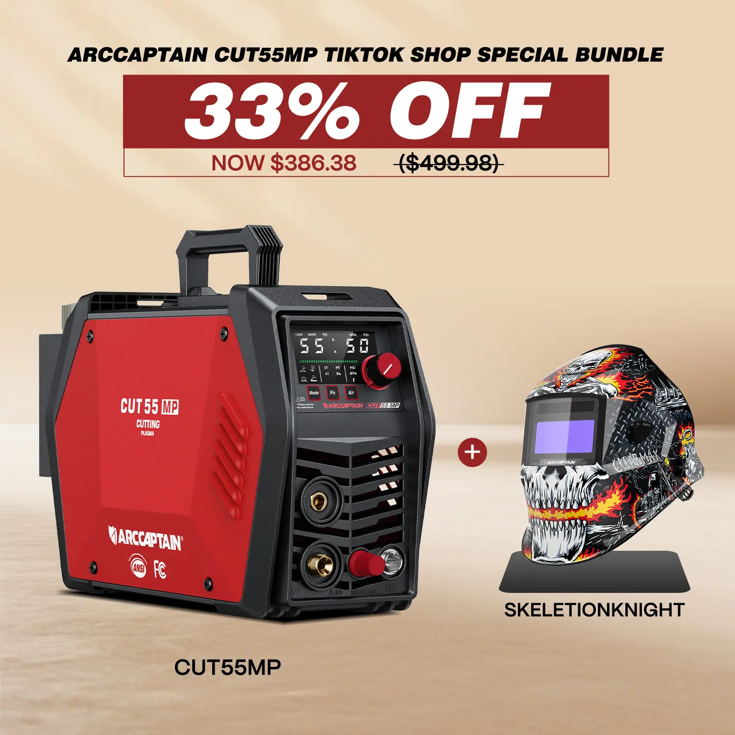 CUT55MP+Welding Helmet