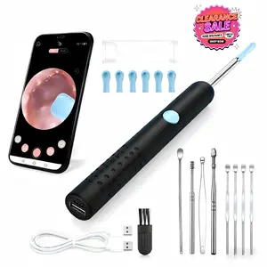 Household HD Wireless Visual Ear Spoon Bluetooth Connection Portable Storage For Ear Wax Removal Visual Ear Pick Universal Ear Cleaning For Adults Kids And Pets