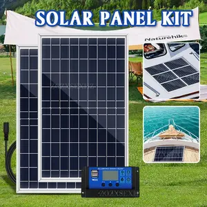 ZGZXSEXHZ Brand 10W Solar Panel Kit High-Efficiency 18V Solar Cell Charger with Maintenance Function, Includes Controller and Adjustable Mounting, Suitable for Cars, RVs, Boats, and Off-Grid Battery Charging