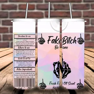 Watercolor Fake B Be Gone Tumbler