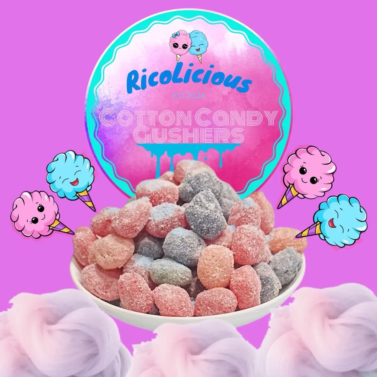 Cotton Candy Gushies 10oz