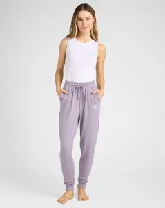 Heathered Shoreline Hacci "ZZZ" Graphic Jogger