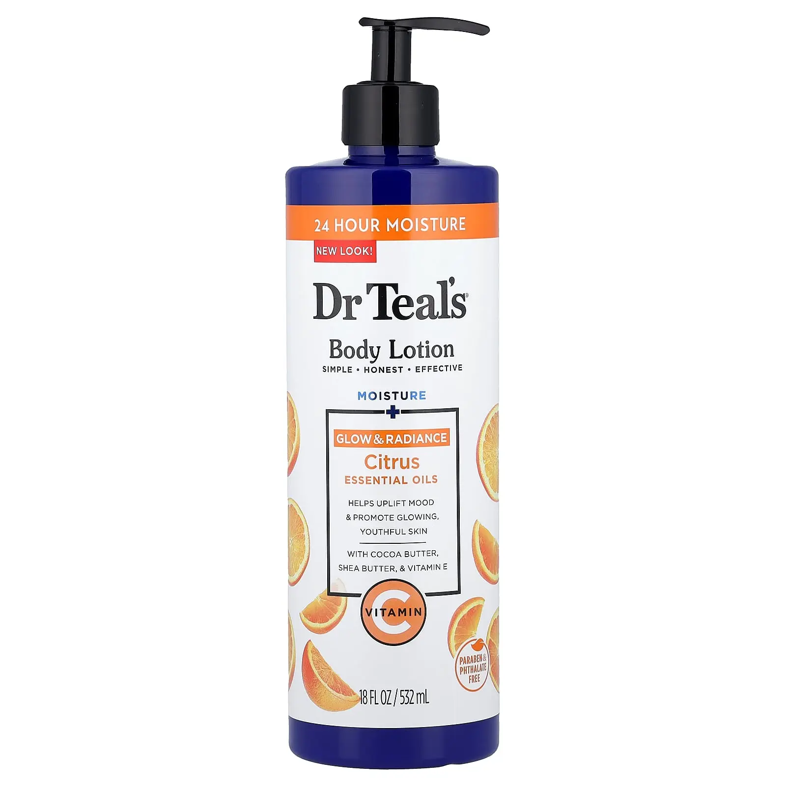 Dr. Teal's Body Lotion, Glow & Radiance, Citrus, 18 fl oz (532 ml) Dr. Teal's Body Lotion, Glow & Radiance, Citrus, 18 fl oz (532 ml)