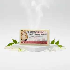 El Poderoso Jabón – Natural Burro Milk & Coconut Oil Soap for Radiant Fresh Skin Care Routine with Collagen & Neutral Soap Daily Radiance