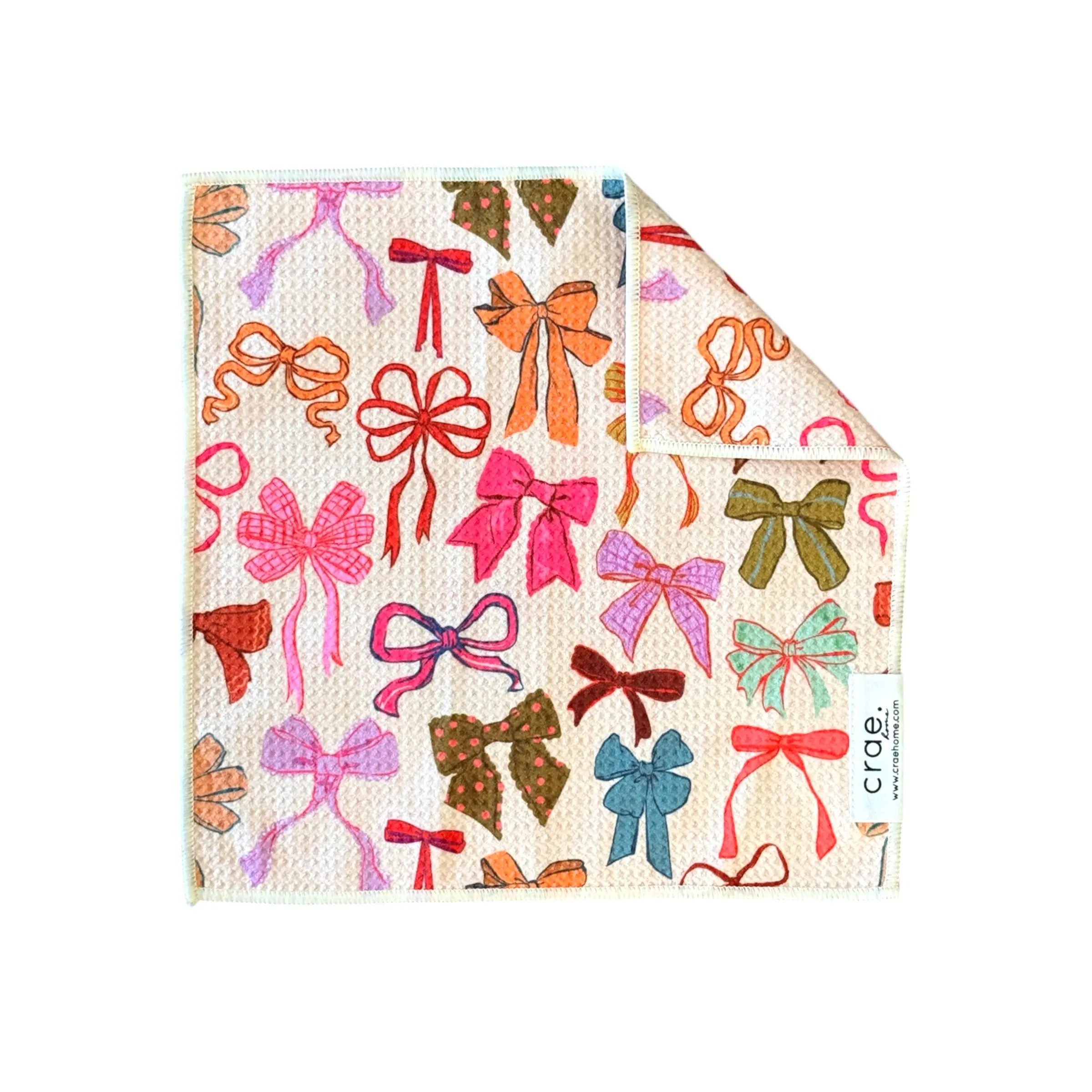 Perfectly Tied: Double-Sided Washcloth