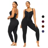 Shapellx AirSlim ElasticFuse Zipper Shaping Sporty Comfy Jumpsuit for Women's Workout Outfit Stretchable & Stylish Activewear Back to School
