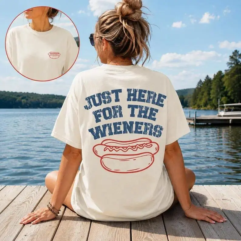 Men’s Merica Bass Fishing Graphic Tee USA Flag Hotdog Fishing Lake Life Patriotic 4th of July Casual Cotton Short Sleeve T Shirt Unisex Outdoor Summer Wear Top Gift for Fishermen and Anglers