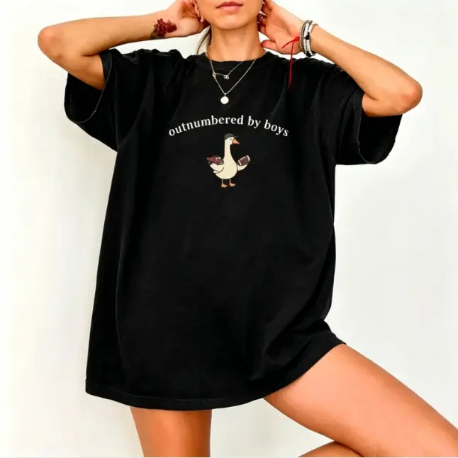 Comfort Cotton Funny Boy Mom Goose T-Shirt, Boy Mom Casual American Short Sleeve meme T-Shirt, Boy Mama Gift, Boy Mom Mothers Day Gift, Cute Boy Mom Tee oversized tshirt women white vintage clothing teen summer everyday clothes black top sturdy blue