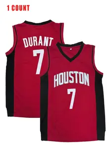 Men's Embroidered Basketball Jersey Number 7, Quick-Dry Sportswear for All Seasons, Loose-Fitting Outdoor Athletic Wear, Workout Clothes, Gym Athletic Clothes