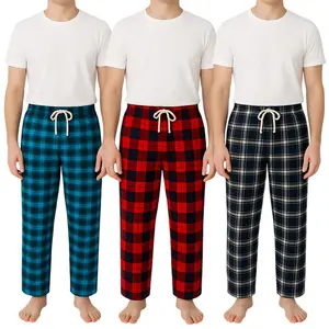 3 Pack Men’s Casual Plaid Flannel Pajama Pants | Soft, Cozy & Comfortable Sleepwear | Sizes S–2XL