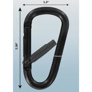 Bottle2Bond™ Mini Carabiner (Black) Bottle2Bond™ Mini Carabiner (Black)