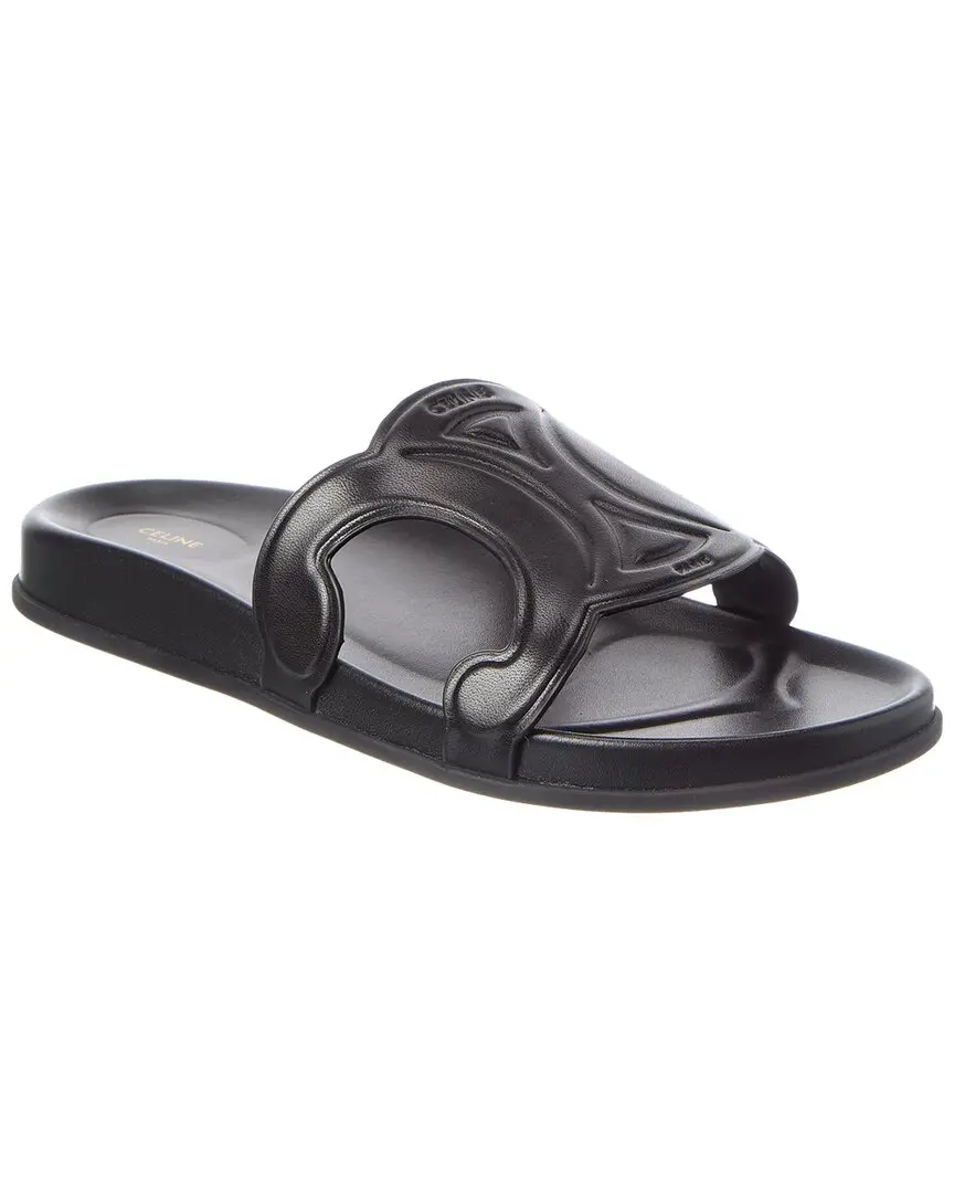 CELINE Troimphe Leather Sandal