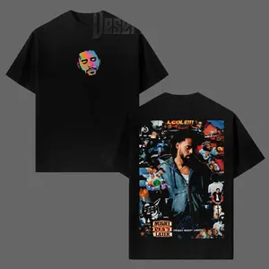 J. Cole - The Fall-Off Album Graphic High-quality, Soft Washed Cotton T-Shirt, Disc 29, Disc 39 Hip-Hop Shirt, The Fall-Off Album Jermaine Lamarr Cole Fan Graphic Tee, Dreamville Cole World Music Fan Merch Shirt