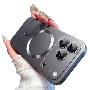 MagSafe Compatible Magnetic TPU Case Camera Lens Protect Cover Protector  Wireless Cellphone  Casing Protection Shockproof Protective MothersDayGift GiftsForHer For iphone 17 phone case 16 cases 15 14 Pro Max 13 12 fashion gift social media accessory