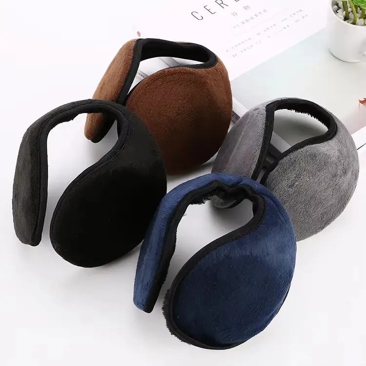 Set of 4 Adjustable Fleece Earmuffs for Men & Women  Soft Fleece Lining for Comfort  Over-the-Ear Design for Cold Weather  Perfect for Travel, Outdoor Activities & Everyday Use | Hand Washable & Durable