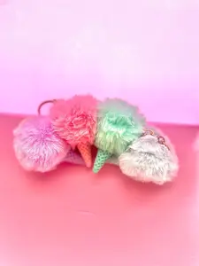 Ice Cream Cone Keychain