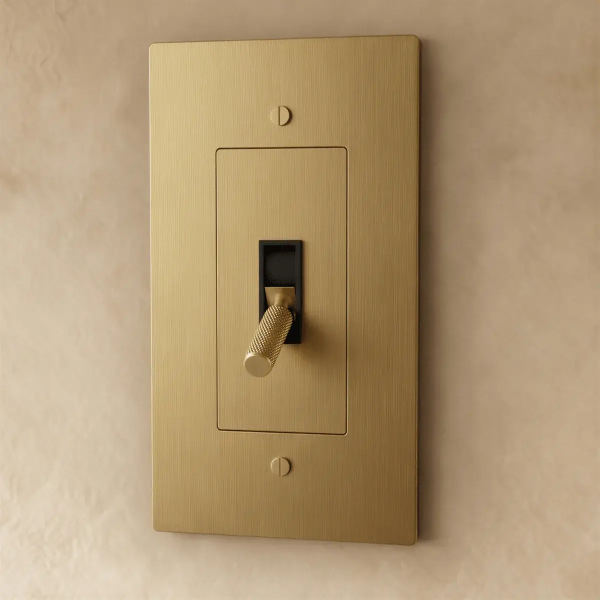 The Brass Toggle Switch (1 to 5 Gang)