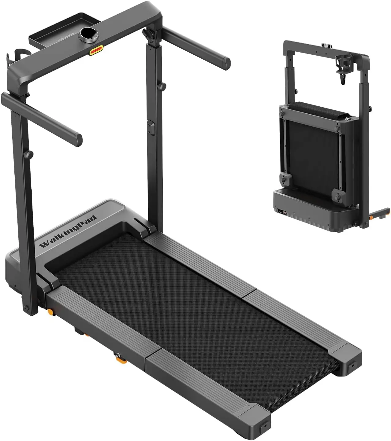 WalkingPad mx8  Tri-Fold Walking Pad, Smart Aluminum Treadmill for Cardio at Home with Desk Tray, Remote Controller & LED Display, 300 lb Capacity, Home Workout, Sturdy, Nonslip, Collapsible, Treadmills For Home