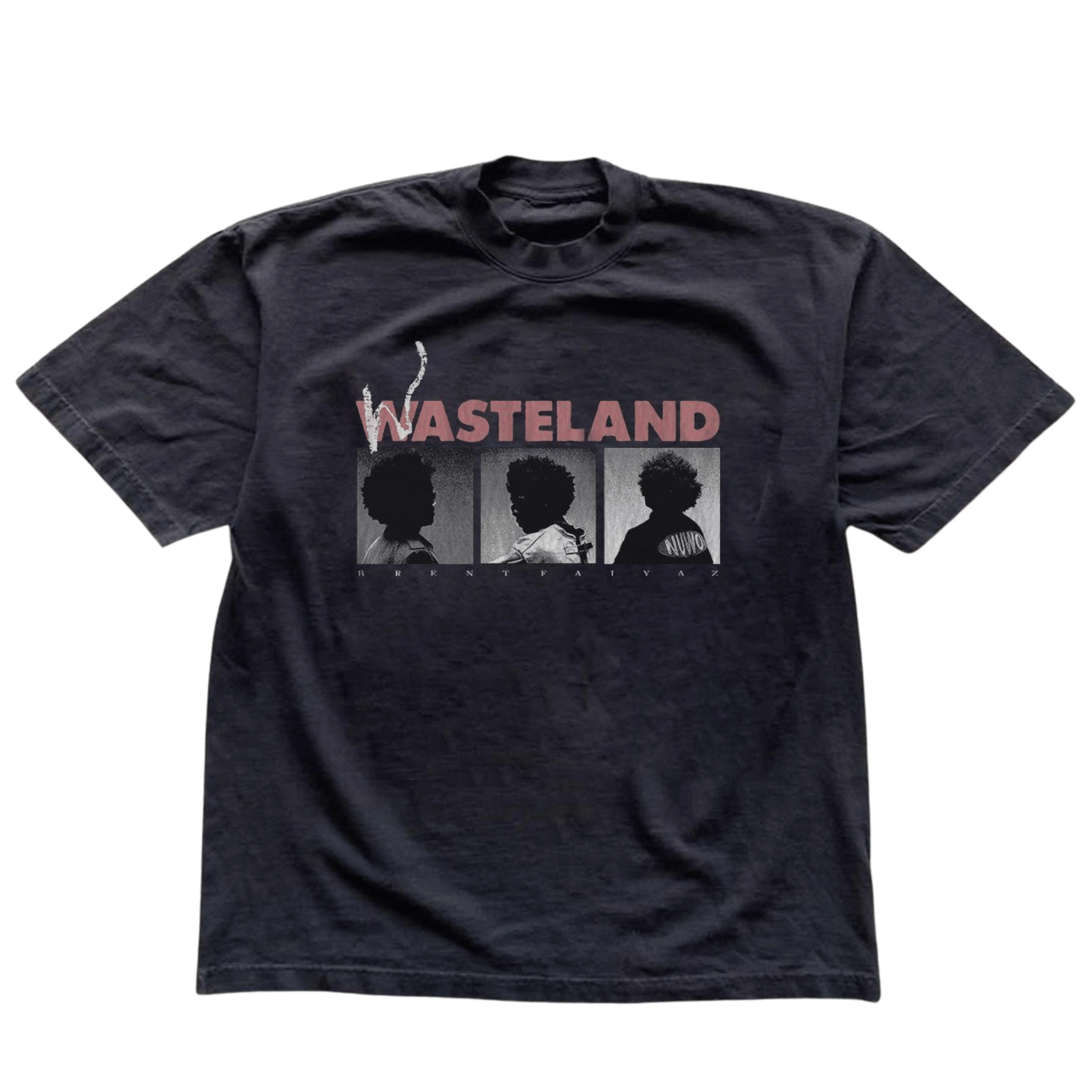 Gildan Men's and Women's T-Shirt, Vintage Style Wasteland Graphic Tee, Unisex Casual Top, Brent Faiyaz Wasteland Album Shirt, Retro R&B Hip Hop Fan Apparel, Matching Couples Outfits, Unique Birthday Present, Premium Cotton