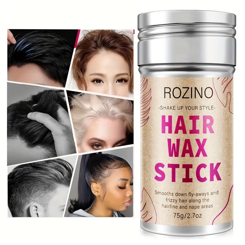 [2 BOTTLES] Rozino Hair Wax Stick 75g/2.7oz for Smooth Fly-Aways & Frizzy Hair Control along Hairline & Nape Areas