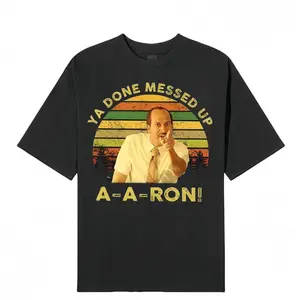 Key And Peele Shirt, Ya Done Messed Up Aaron Vintage T-Shirt,  Quote Unisex T Shirt, Sunset Design Retro