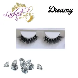 Dreamy 8/13mm Mink Strip Makeup Cosmetic Eyelashes wispyhybridlashes