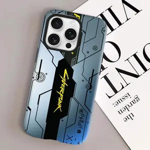 Mechanical pattern, cyberpunk style phone case, compatible with iPhone 11 12 13 14 15 16 17 Pro Max & Samsung Galaxy S26 S25 Ultra S24 Plus S23 FE S22 S21 Case, dual-layer protective case, shockproof design.MFL123