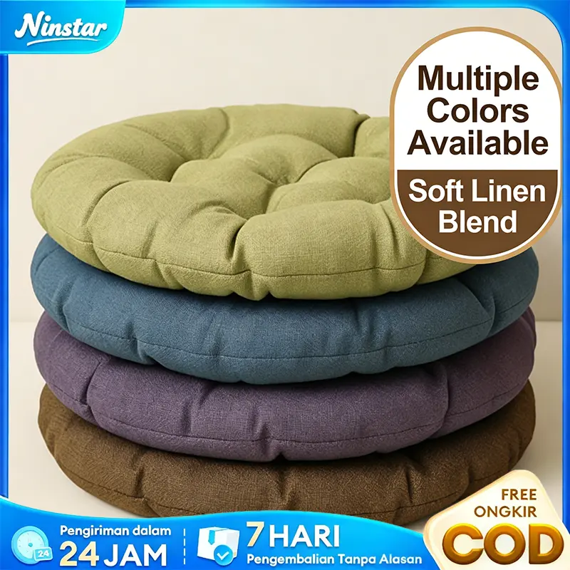 【Four-piece set Simple Velvet Cushion】Thick cushion pad, floor pad, bay window seat cushion, suitable for all seasons with thick and breathable design, soft and comfortable, made of eco-friendly materials, suitable for the elderly and children .