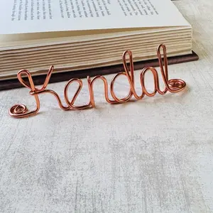 Custom name plates for desk office or shelf. 9 color options.