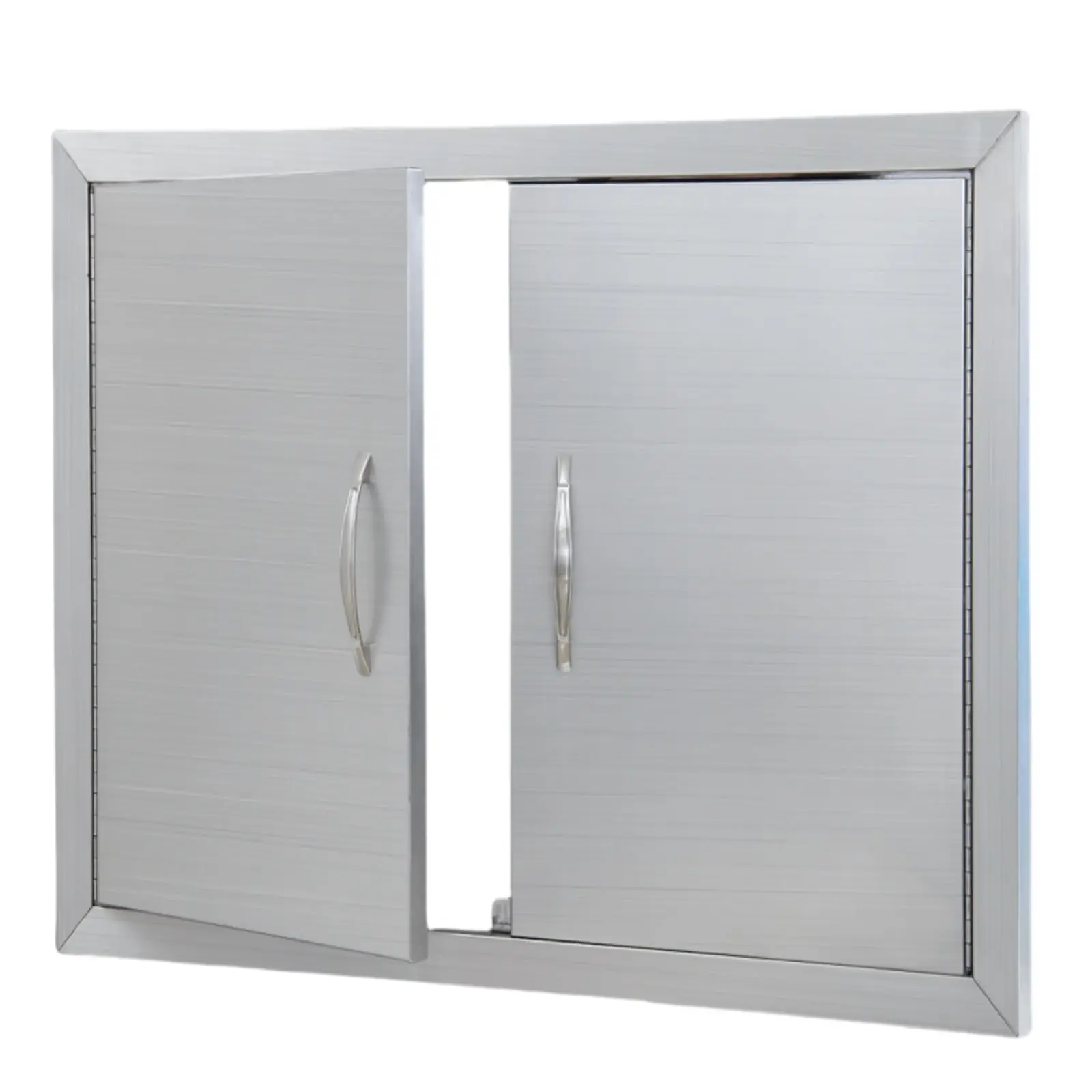 【GARVEE】30x21 Stainless Steel Outdoor Kitchen Door – Flush Mount BBQ Access Door, Waterproof & Corrosion-Resistant, Easy Installation for BBQ Islands & Cabinets