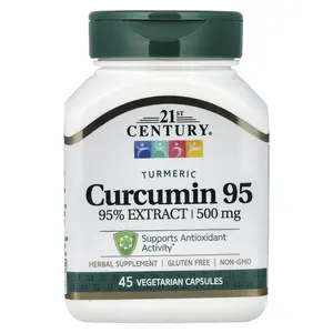 21st Century Curcumin 95, 500 mg, 45 Vegetarian Capsules