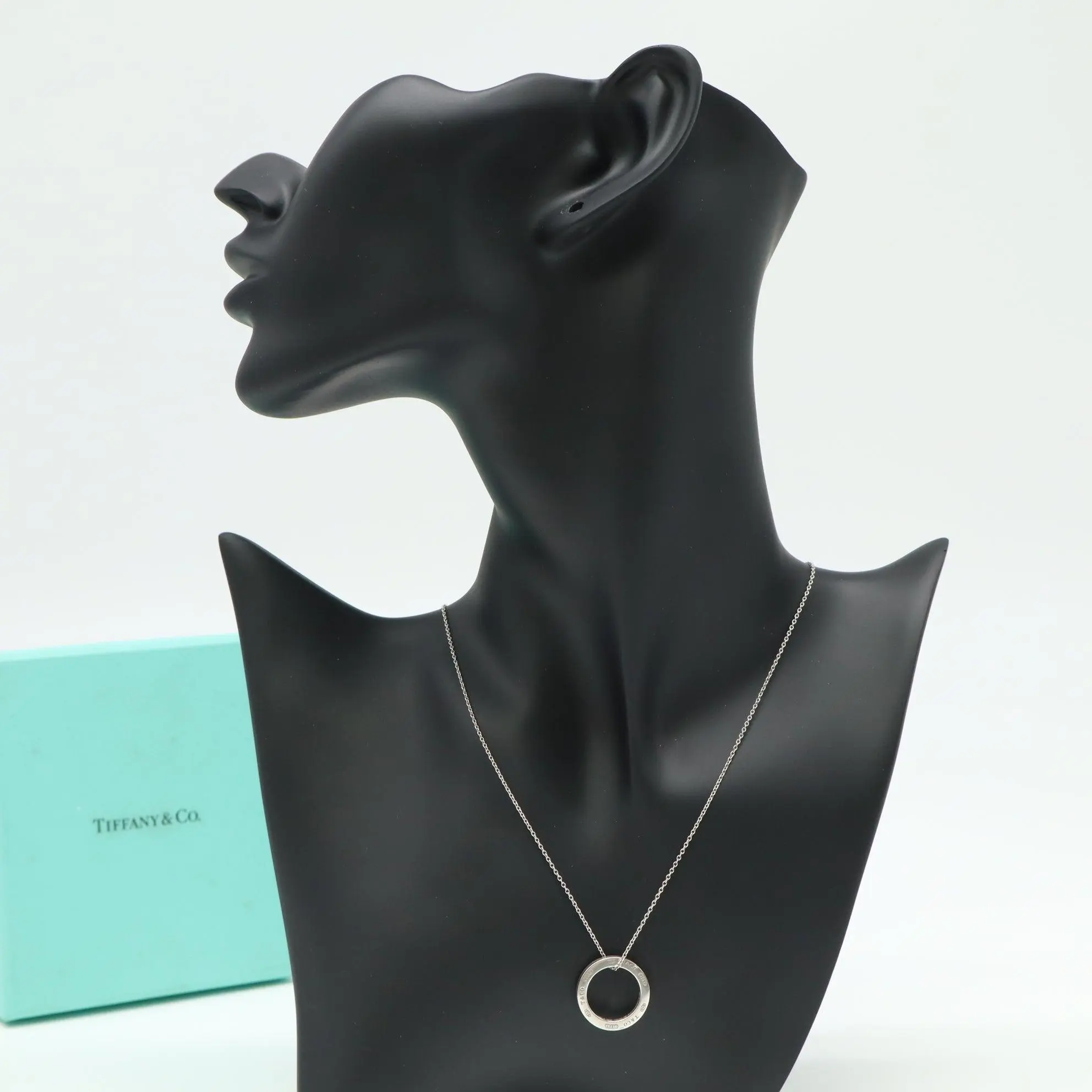Pre-owned Tiffany 1837 Circle Pendant Necklace W21797