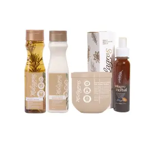 Milagros Herbal Shampoo for Oily Hair with Thinning Control - Deep Cleansing with Rosemary Onion Ginger & Amino Acids for Healthy Growth