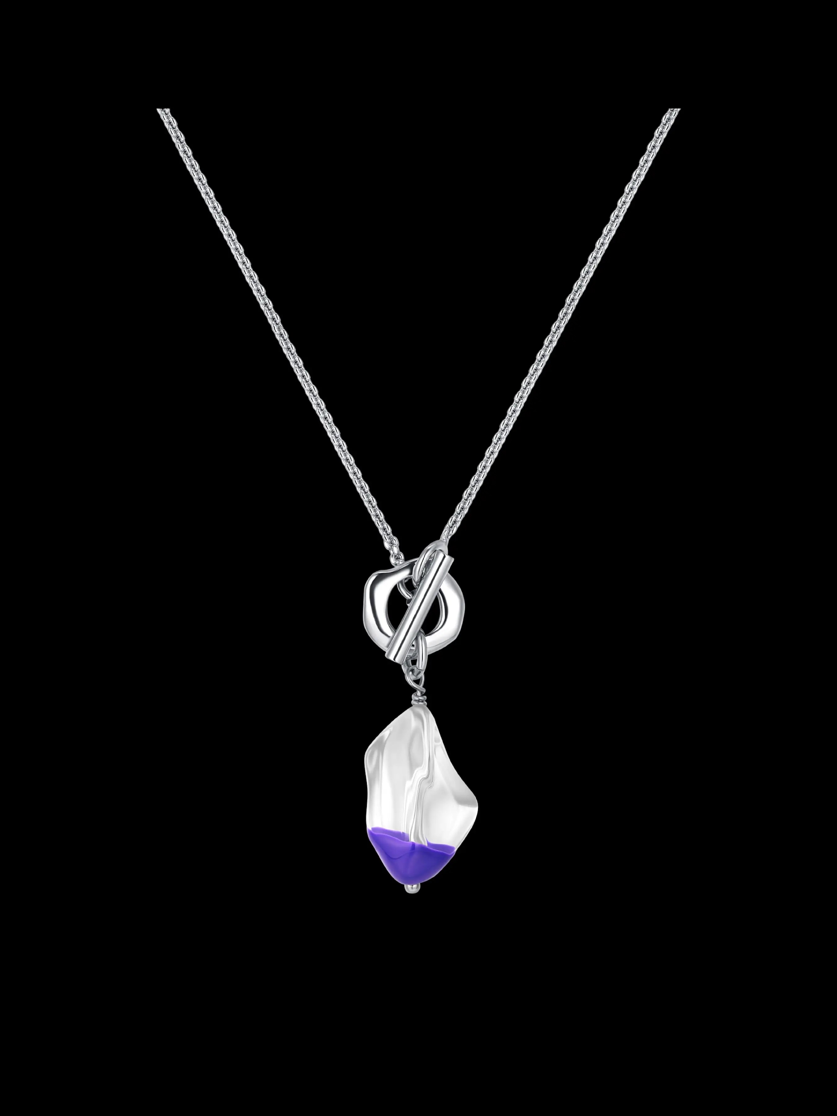 Fashionable Resin Pendant Necklace, Stylish Pendant Necklace for Women & Men, Trendy All-match & Exquisite Jewelry for Birthday Gift