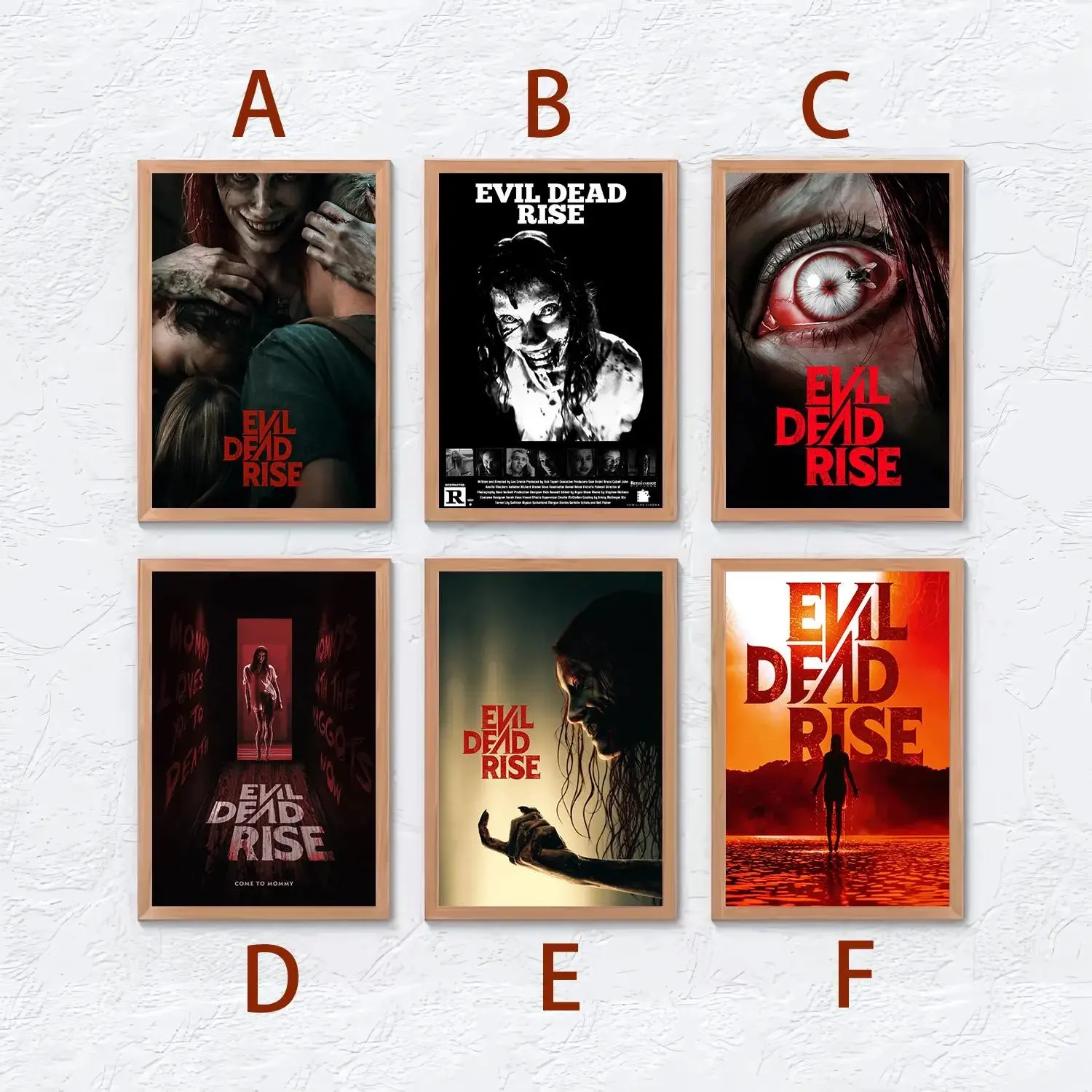 Evil Dead Rise Movie posters Unframed posters Canvas frameless posters Interior decoration Art Gift
