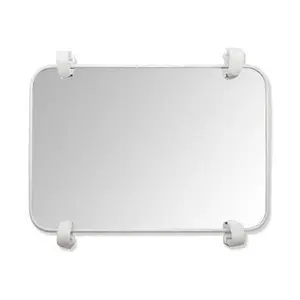 Genius Babies Large Double-Sided Baby Mirror with High Contrast Images & Hospital Grade Rubber Edges for Safe Crib Use