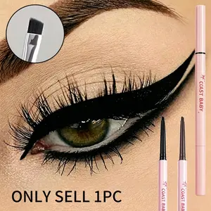 Ultra-fine blade tip eyeliner suits lash lines and inner corners. Dual ends finish drawing and blending quickly. Sturdy structure will not break during carrying and daily use.