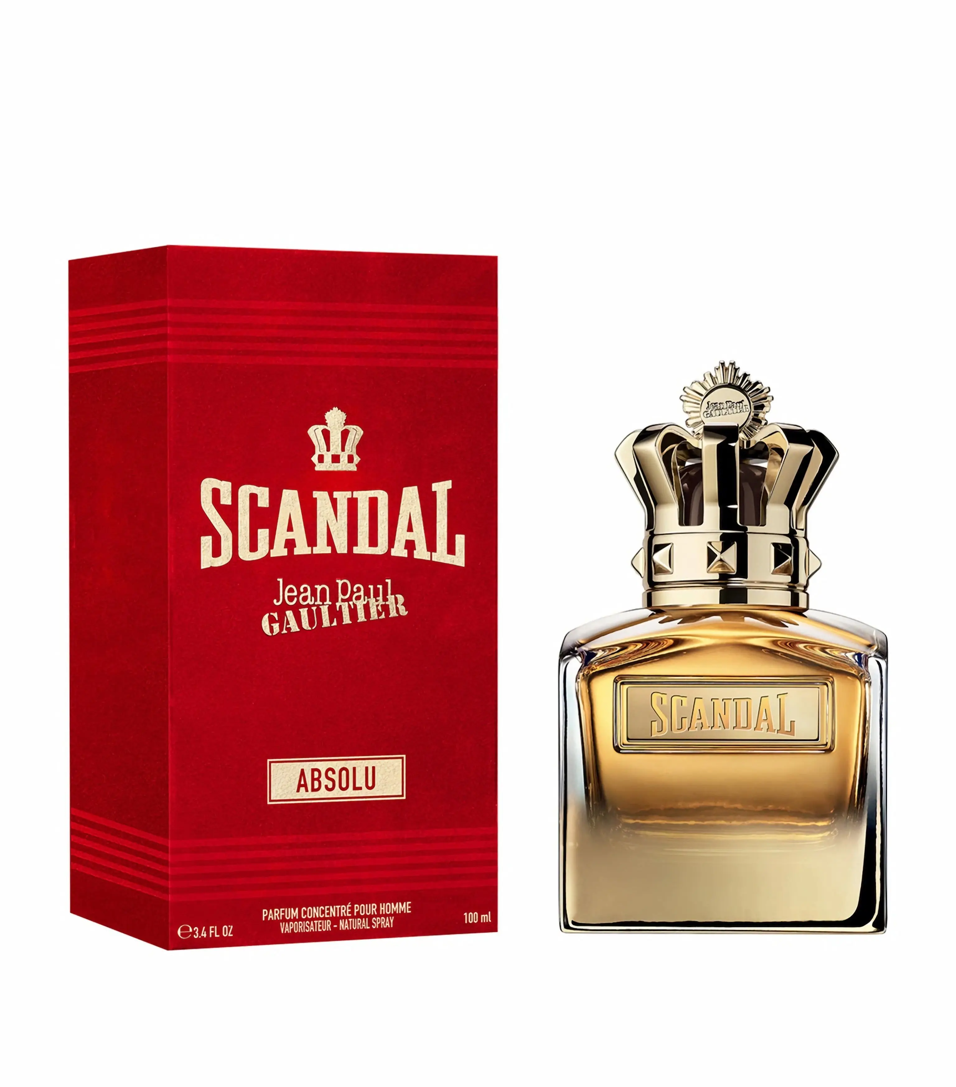Jean Paul Gaultier Men's 3.4 Ounce Scandal Absolu Parfum
