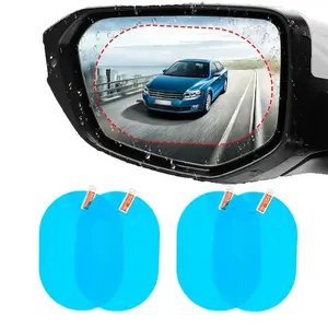4pcs Car Sticker Rainproof Film For Car Rearview Mirror Car Rearview Mirror Rain Film Clear Sight In Rainy Days Window Tint Car Accessories