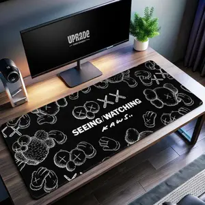 KAWS Inspired Art Desk Mat - Stylish Urban Art Mouse Pad, Perfect for Contemporary Art Fans