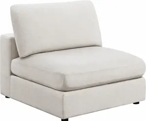 Build your own! Serene - Modular Armless Chair - Linen Beige